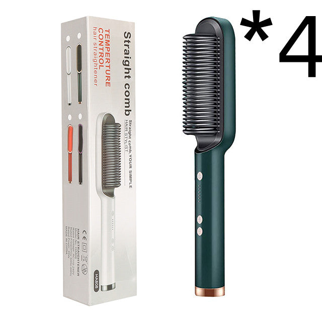 New 2-n-1 Electric Hair Straightening Hot Comb