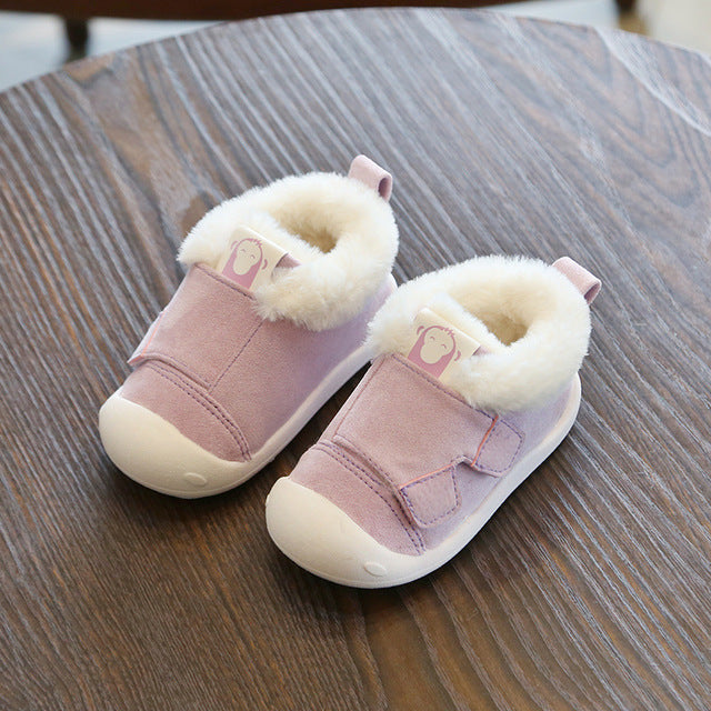 Comfy Toddler Shoes w/Cotton Lining for Warmth by Babywaves