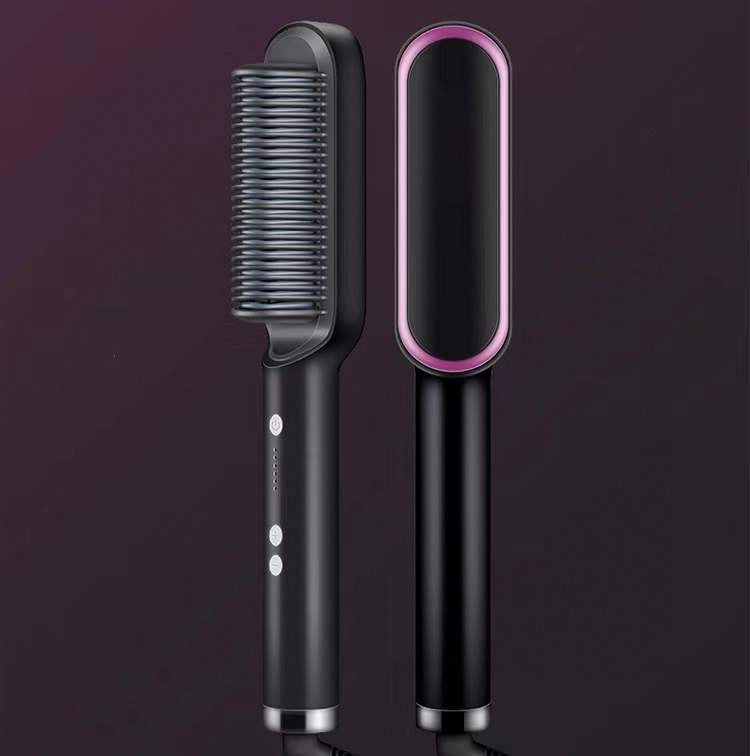 New 2-n-1 Electric Hair Straightening Hot Comb