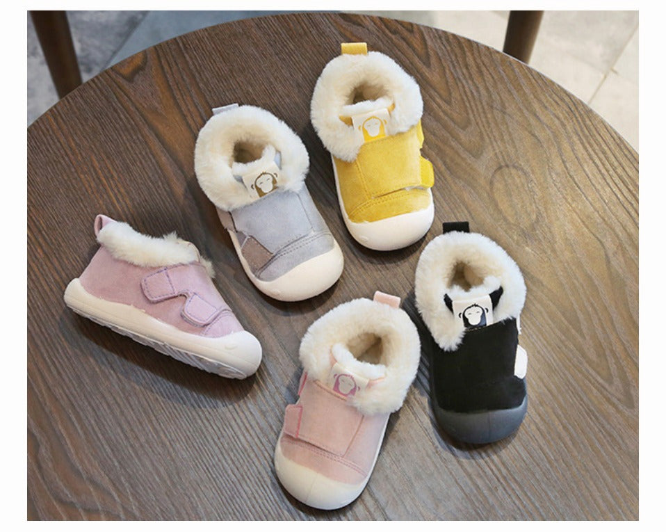 Comfy Toddler Shoes w/Cotton Lining for Warmth by Babywaves