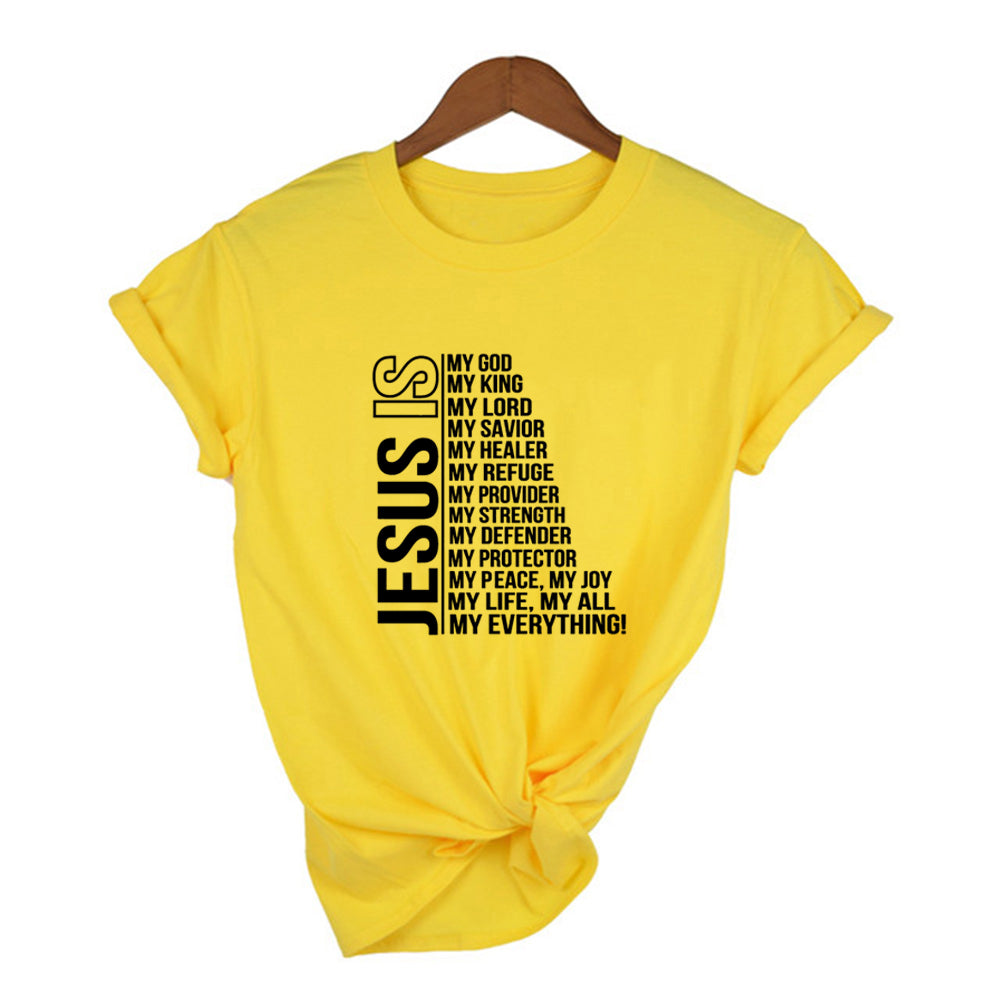 "Jesus Is My God" Women's Vintage T-Shirts