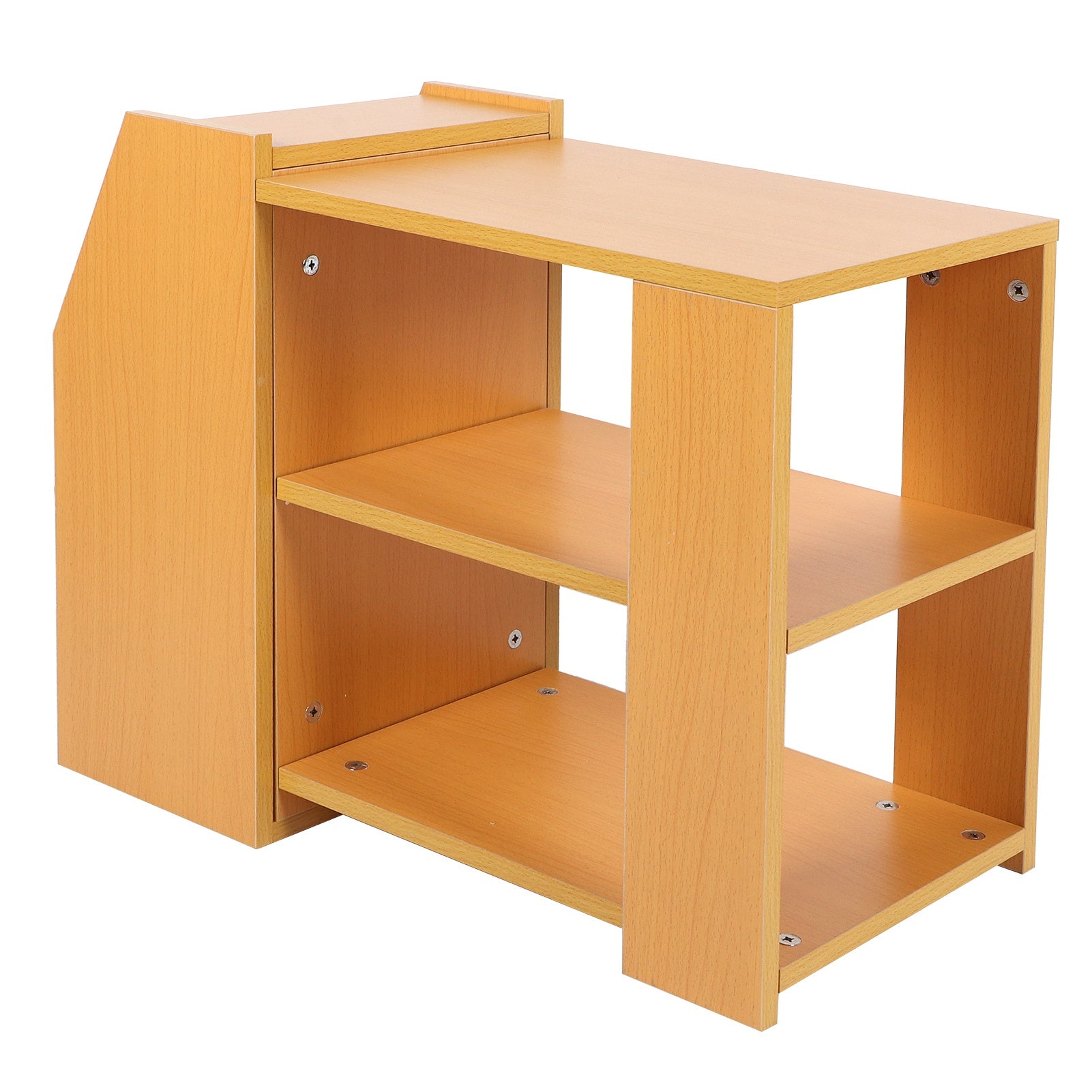 3-Tier Mini Side Table and Bookshelf
