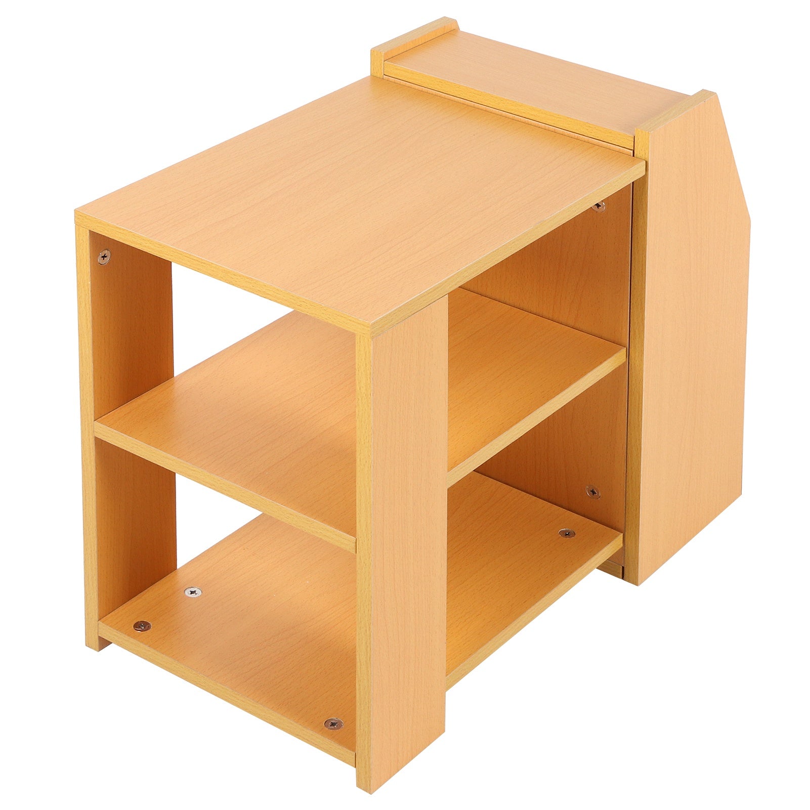 3-Tier Mini Side Table and Bookshelf