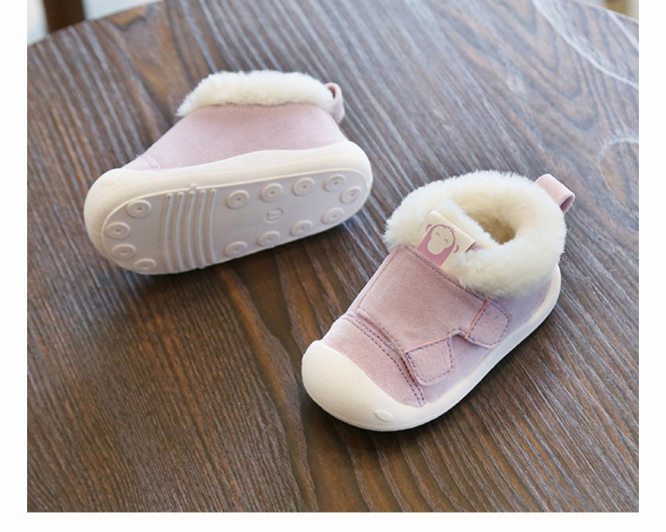Comfy Toddler Shoes w/Cotton Lining for Warmth by Babywaves