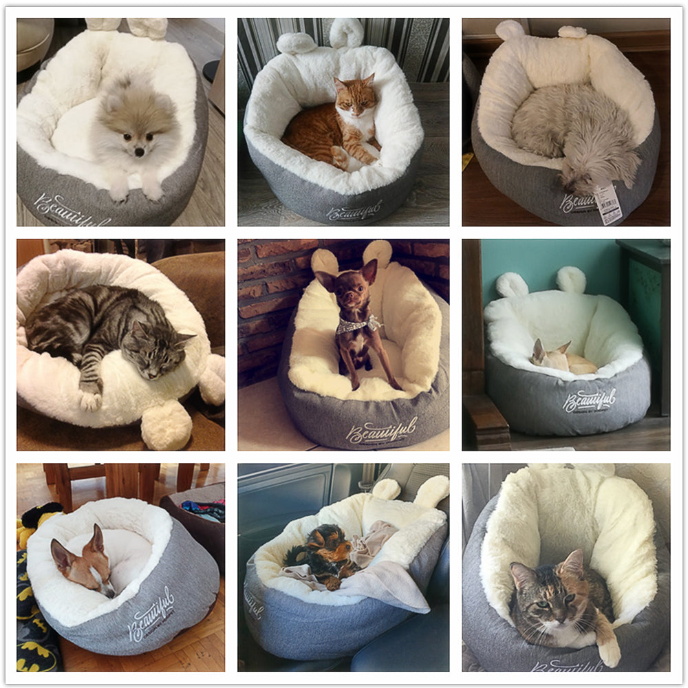 Soft Warming Bed for Small and Medium Size Pets