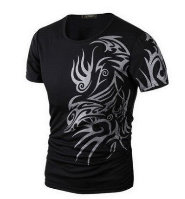 3D Men's Short Sleeve Fashion Tee
