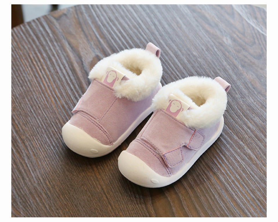 Comfy Toddler Shoes w/Cotton Lining for Warmth by Babywaves