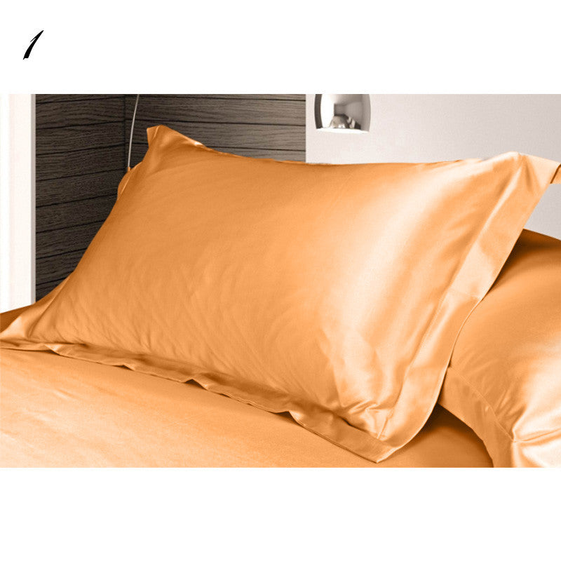 Pure Color Silk Pillowcases