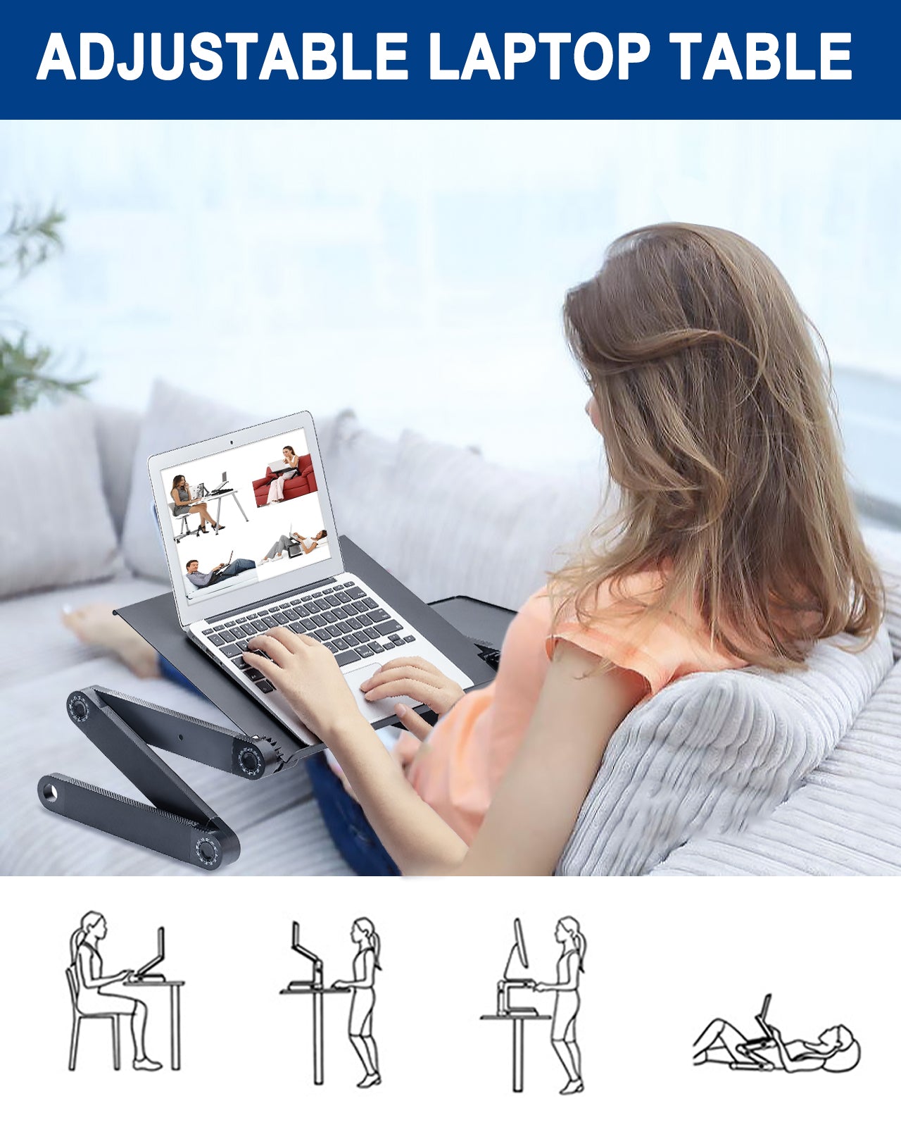 Ergonomic Adjustable Laptop Stand