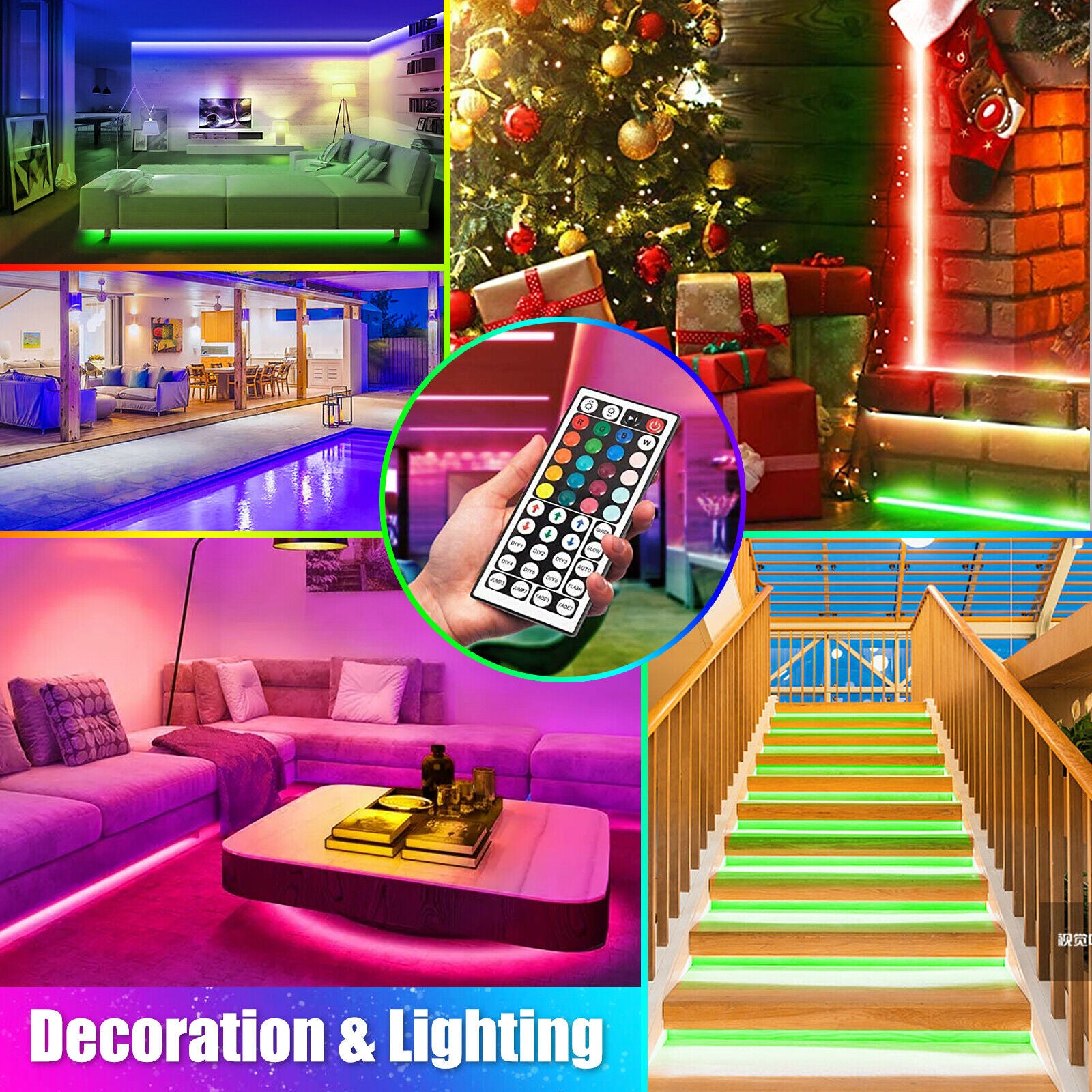 LED Waterproof Strip Lights (16.4 ft)