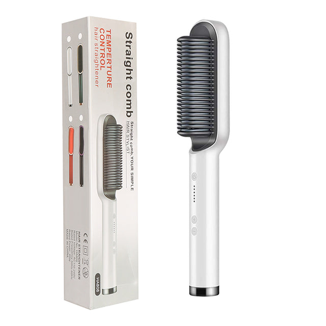 New 2-n-1 Electric Hair Straightening Hot Comb