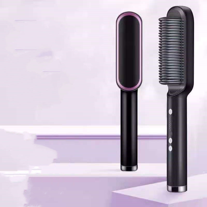 New 2-n-1 Electric Hair Straightening Hot Comb