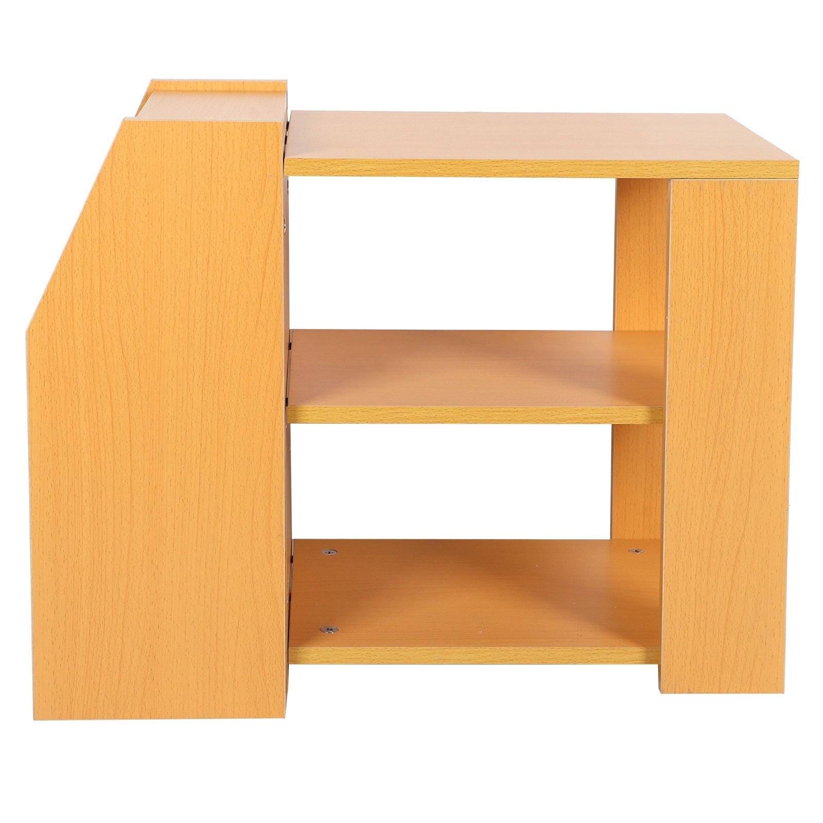 3-Tier Mini Side Table and Bookshelf