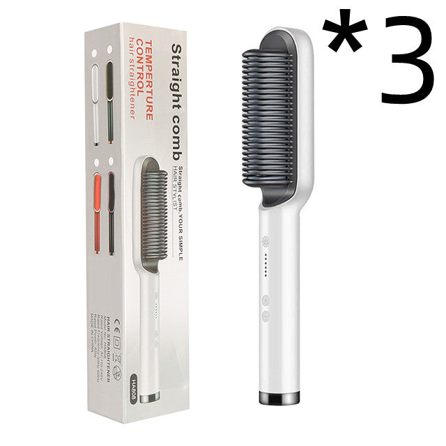 New 2-n-1 Electric Hair Straightening Hot Comb
