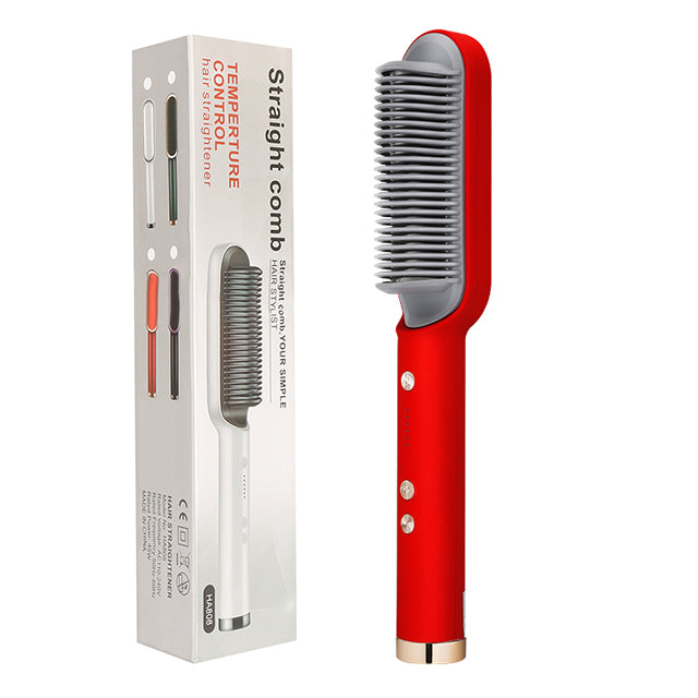 New 2-n-1 Electric Hair Straightening Hot Comb