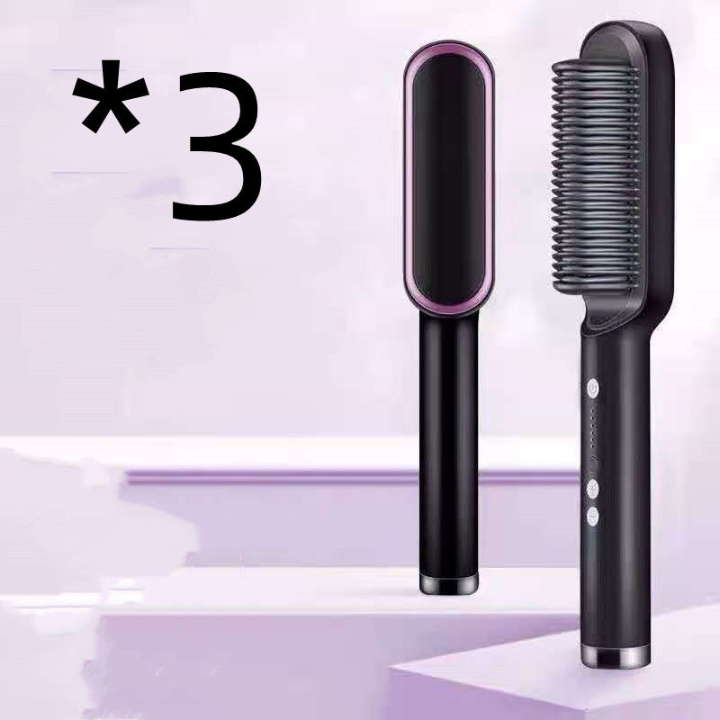 New 2-n-1 Electric Hair Straightening Hot Comb