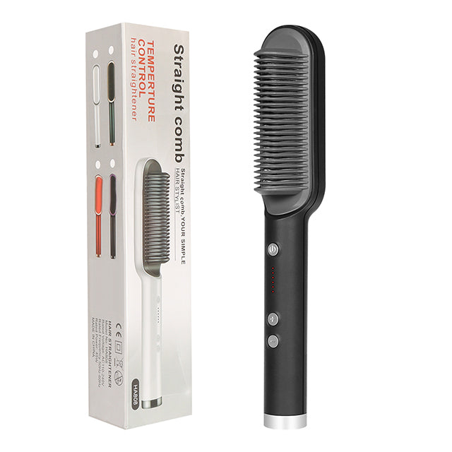 New 2-n-1 Electric Hair Straightening Hot Comb