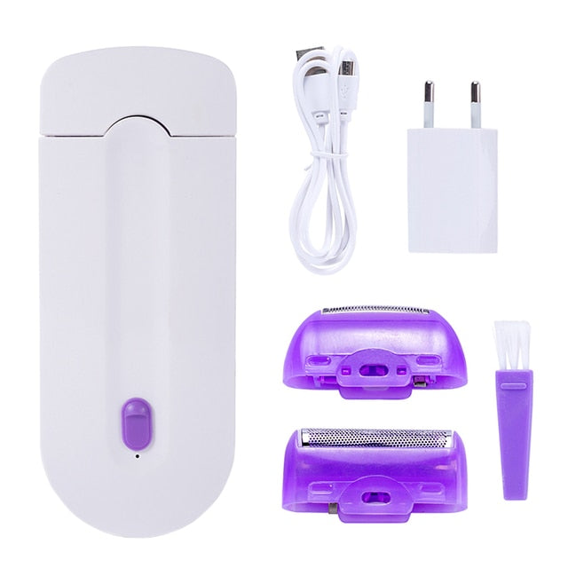 Professional Painless Hair Removal Kit w/Laser Touch Epilator
