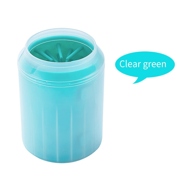 Pet Paw Washer Cup w/Silicone Cleaning Brushes