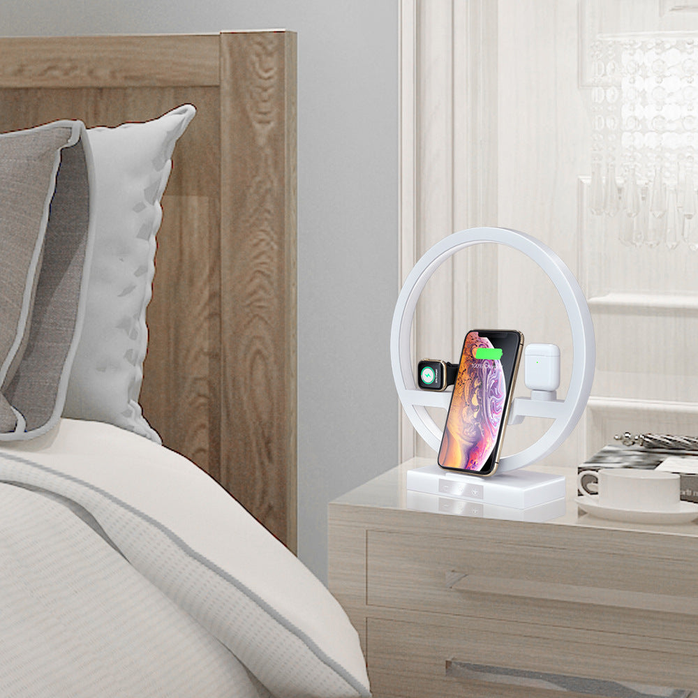 Fast Wireless Charger w/Fast Charging Power Adapter Dock by Angel Wing