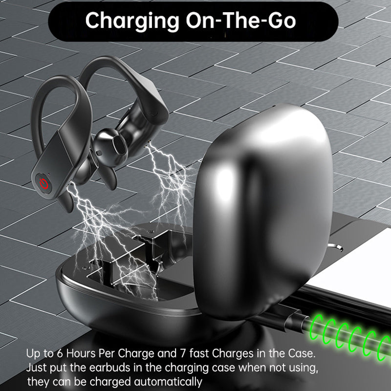 Smart Control Bluetooth, Wireless, TWS Stereo Earbuds w/LED Display