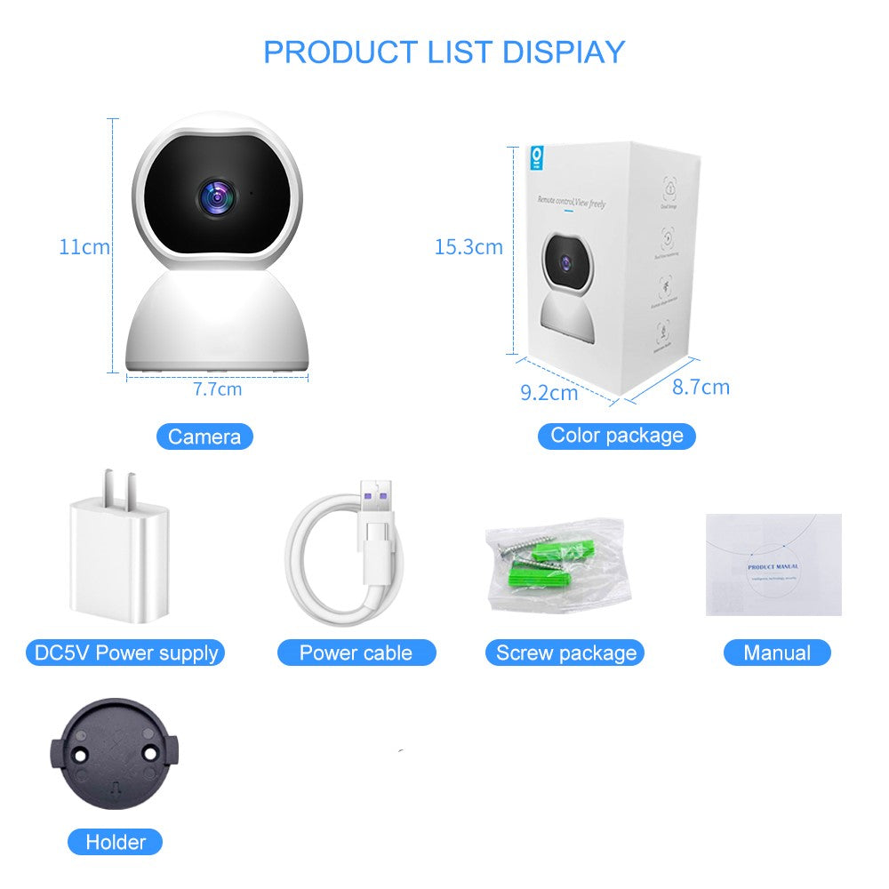 Home Security Indoor Wireless IP Camera (1080P)