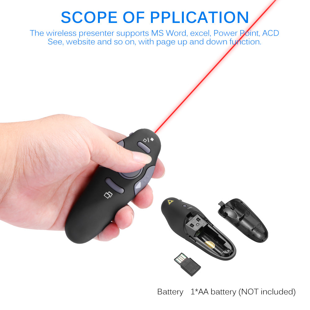 Wireless Red Laser Pointer Pen