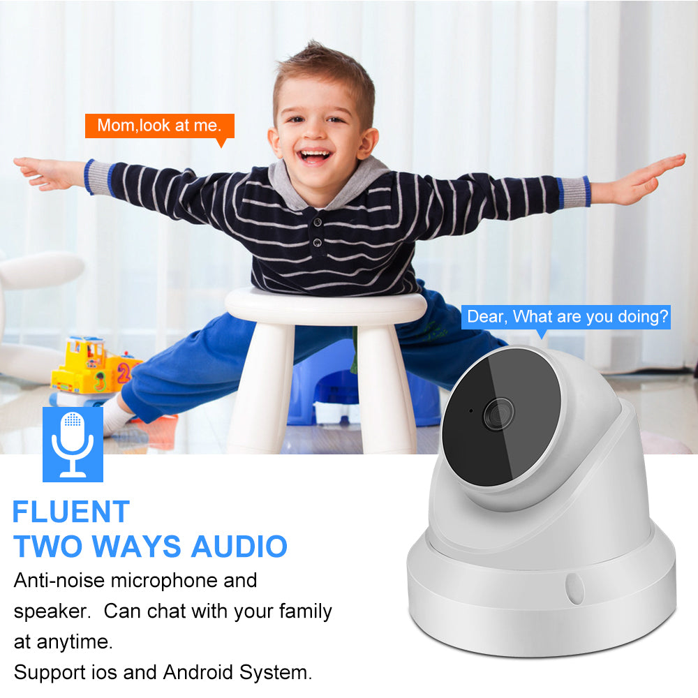 Baby Monitor Home Security Camera w/Wi-Fi