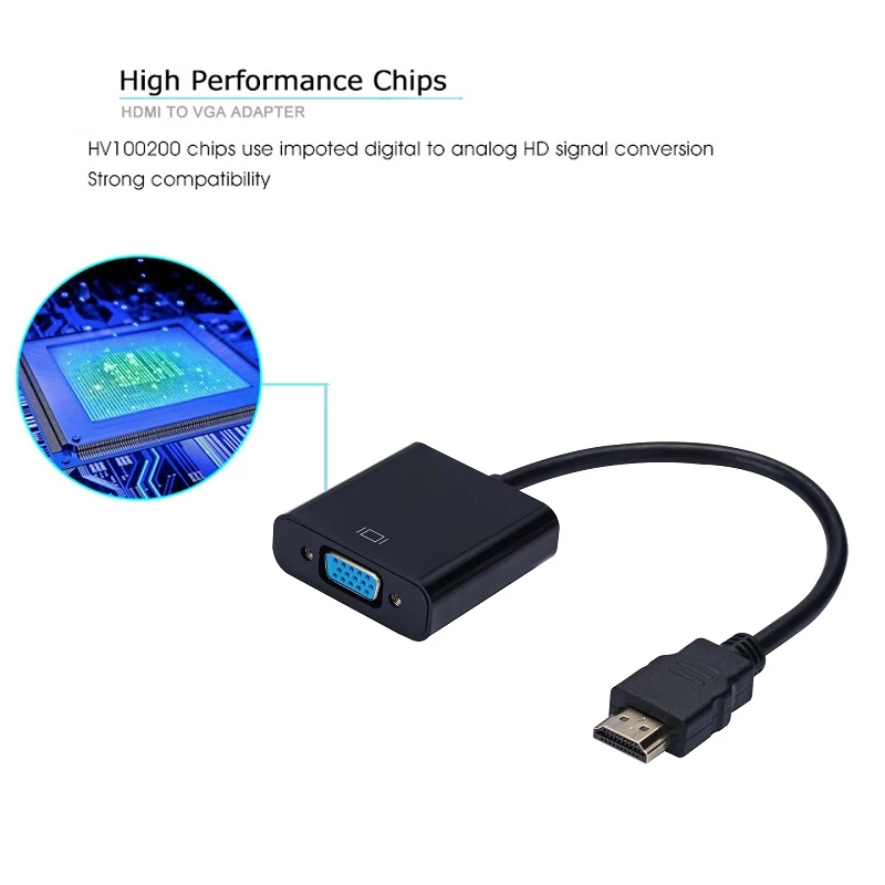 VGA Adapter for Xbox/PS4/PC (1080P HDMI Compatible)