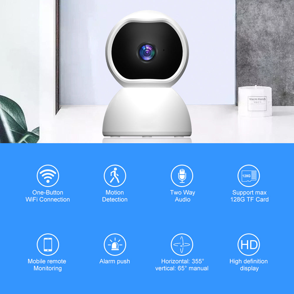 Home Security Indoor Wireless IP Camera (1080P)