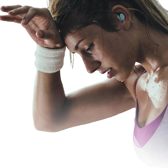 True Twin 2 In 1 Wireless Headphones w/Power bank