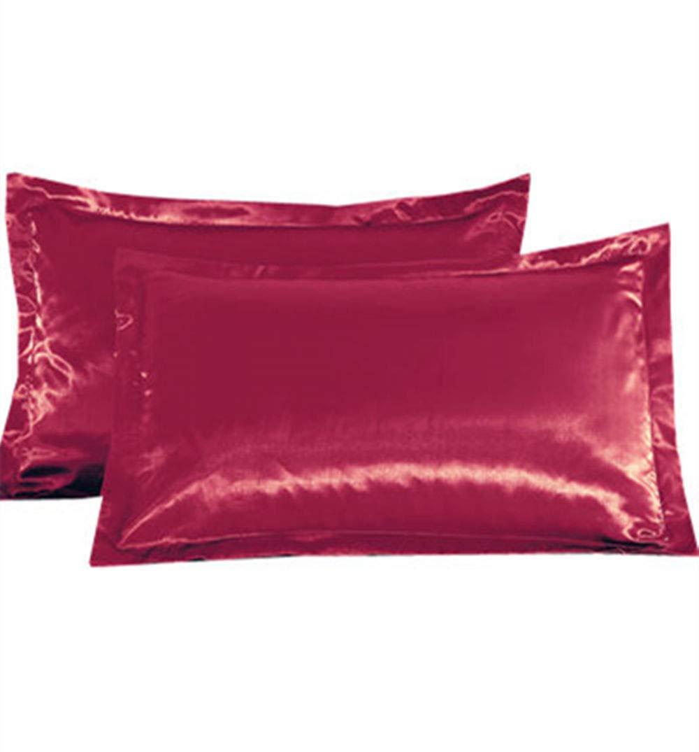 Pure Color Silk Pillowcases