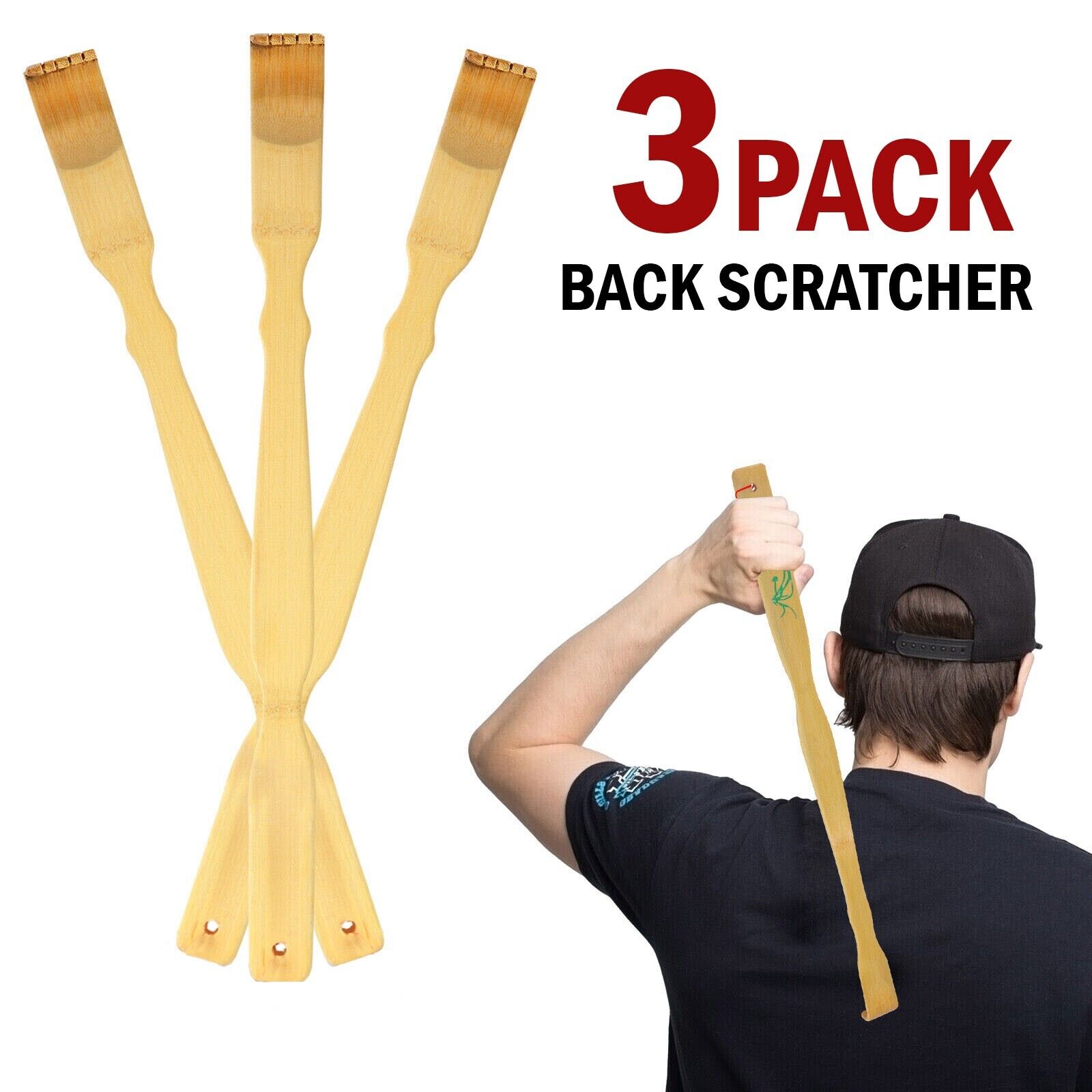 Handcrafted Natural Bamboo Back Scratcher
