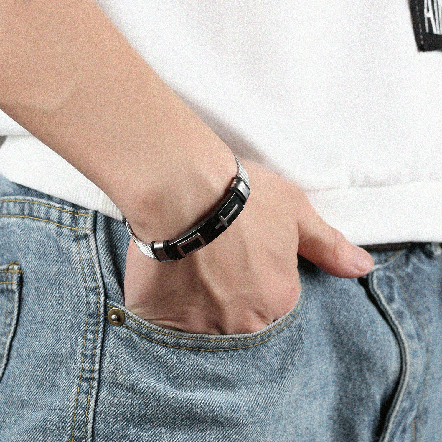 Men's Stainless Steel Personality Bracelet