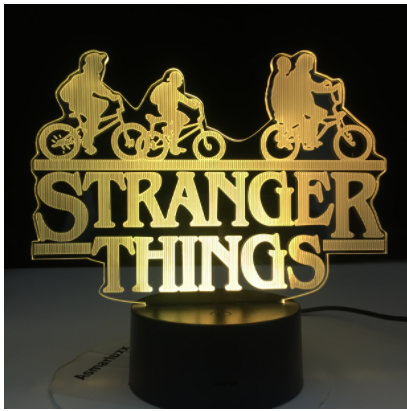 "Stranger Things" Touch & Remote-Control LED Lamps