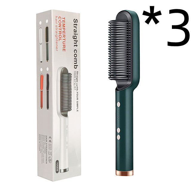 New 2-n-1 Electric Hair Straightening Hot Comb