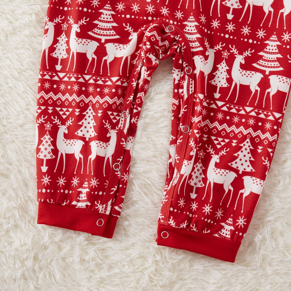 Holiday Print Matching Parent/Child Pajama Sets
