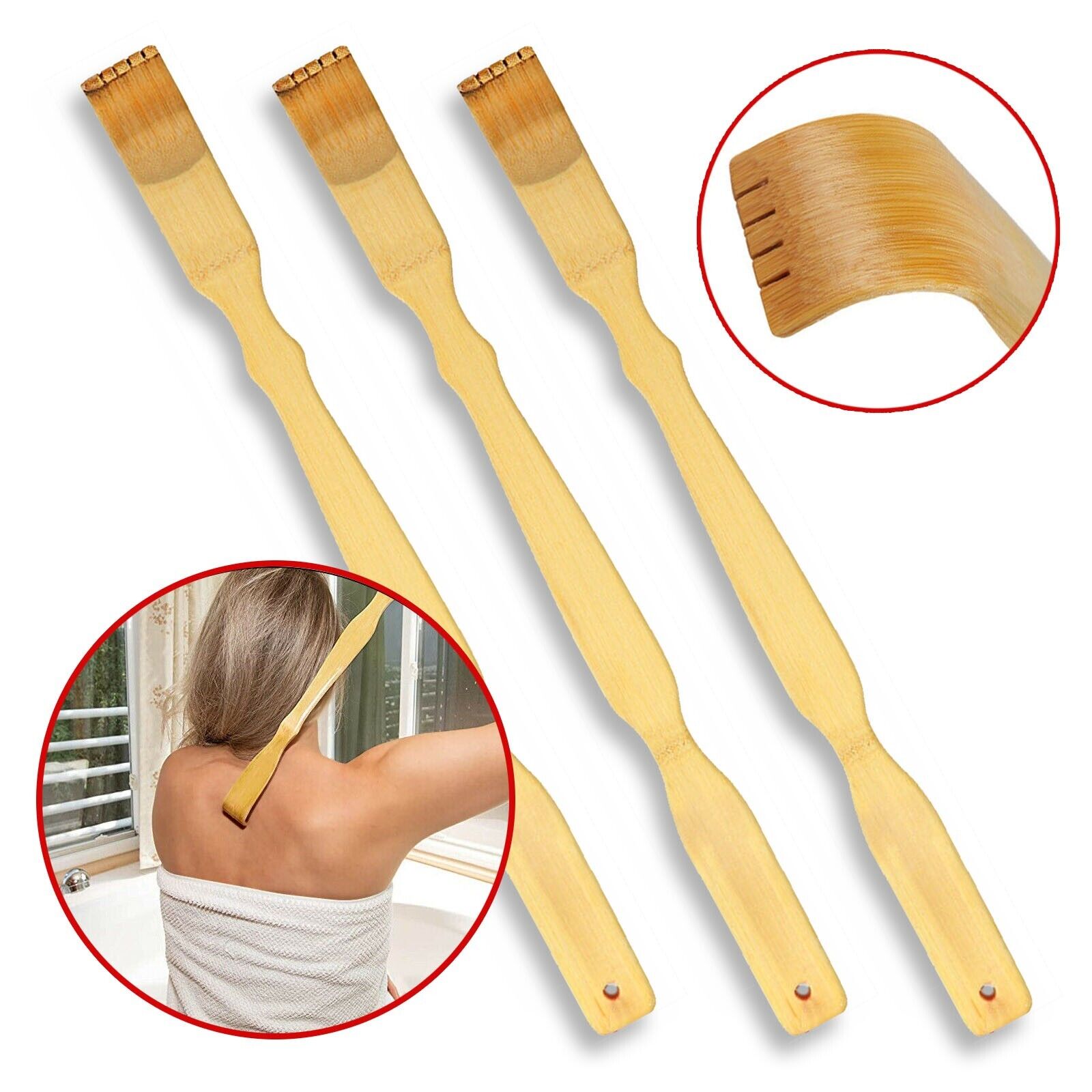 Handcrafted Natural Bamboo Back Scratcher