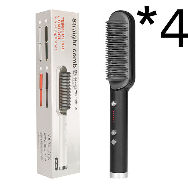 New 2-n-1 Electric Hair Straightening Hot Comb