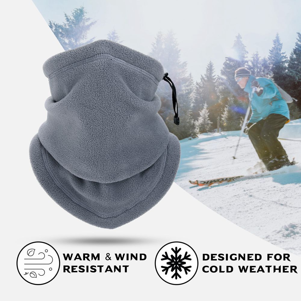 Windproof Fleece Scarf Mask and Neck Warmer