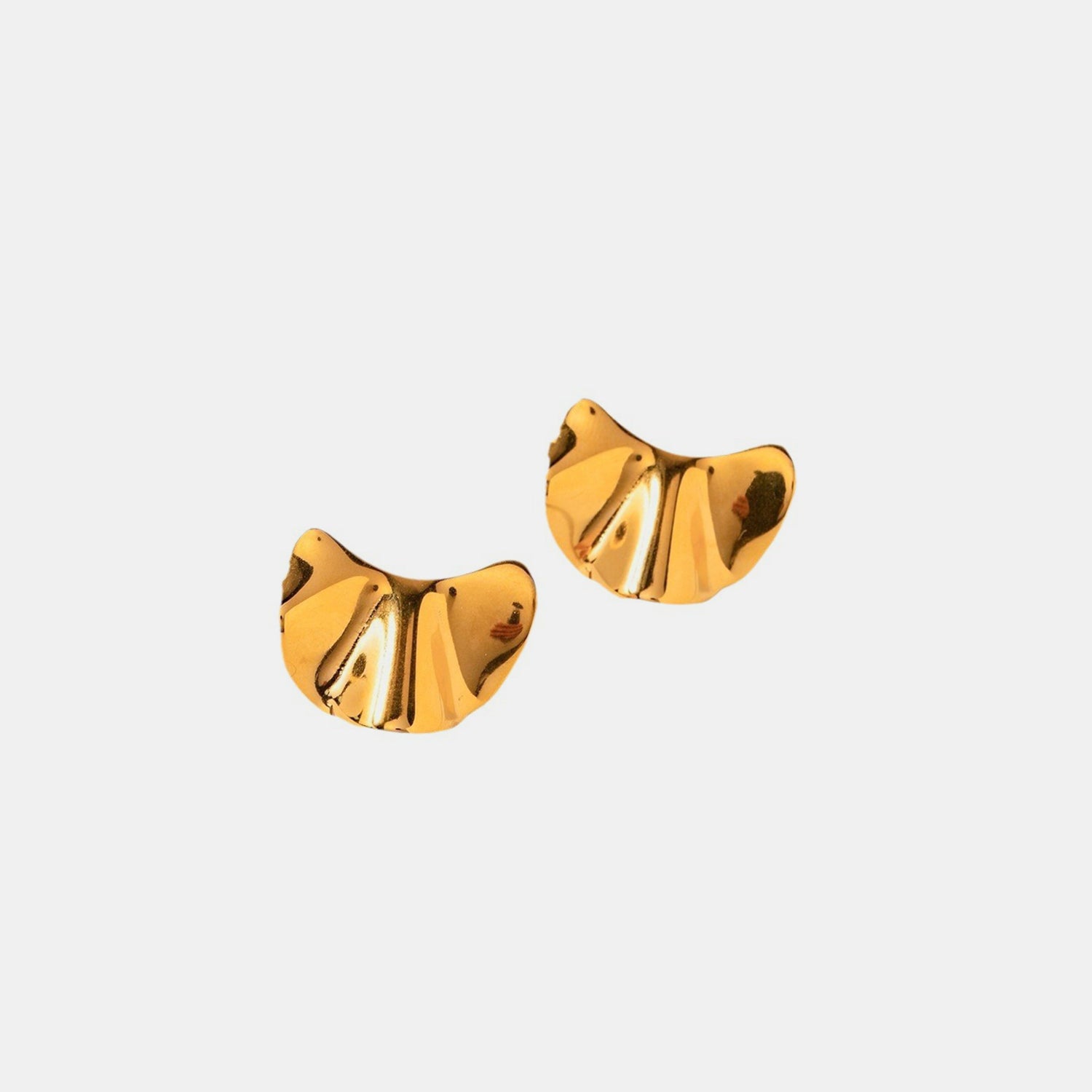 Irregular 18K Gold-Plated Earrings