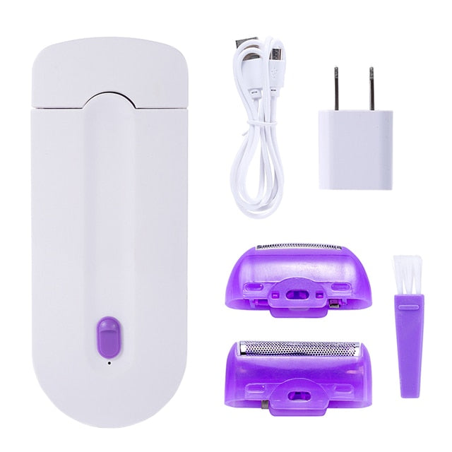 Professional Painless Hair Removal Kit w/Laser Touch Epilator