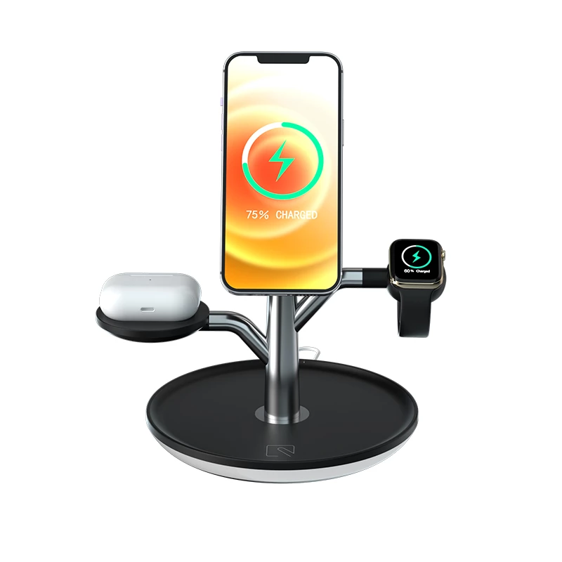 Universal Wireless Charging Stand for iPhone/Apple Watch/Air Pods