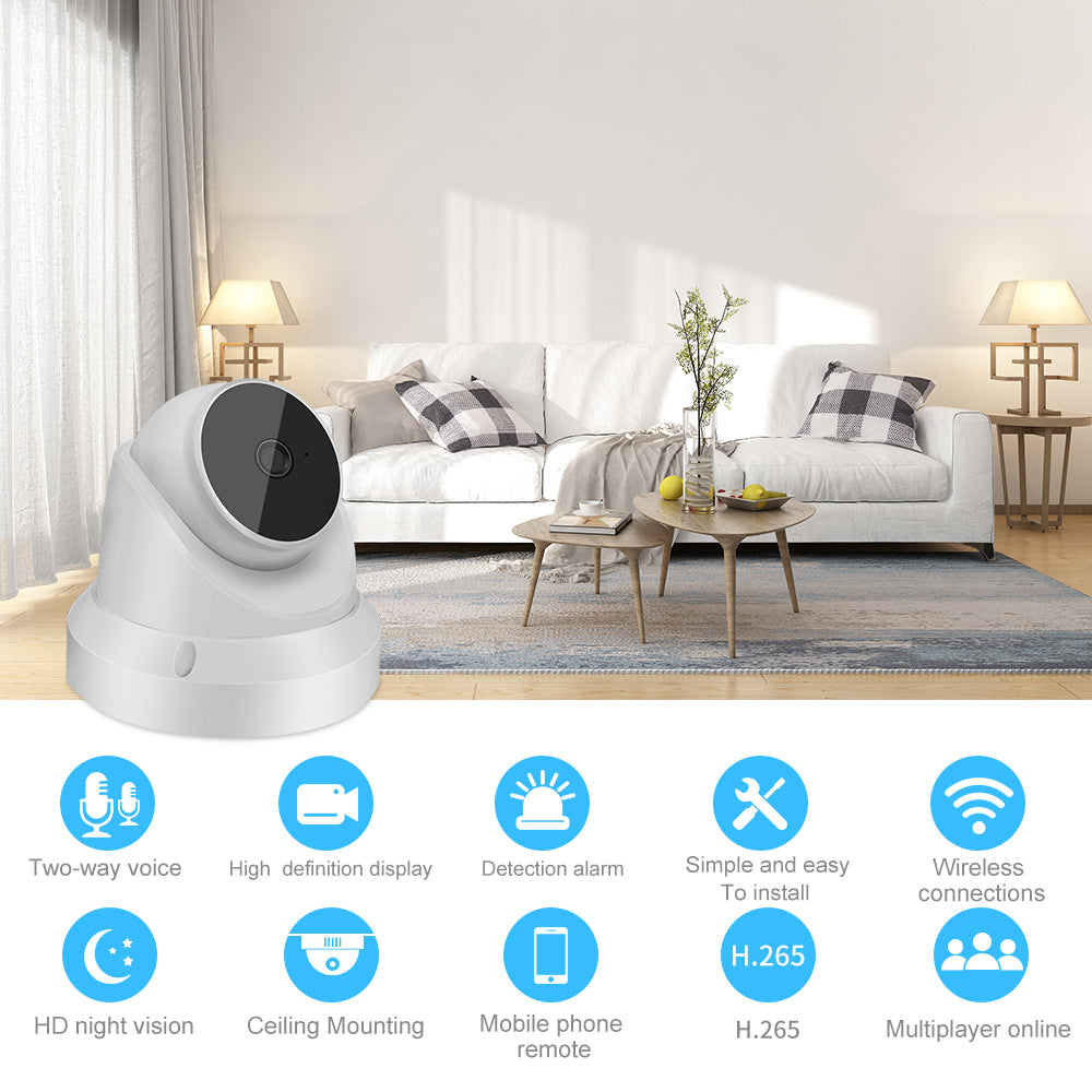 Baby Monitor Home Security Camera w/Wi-Fi