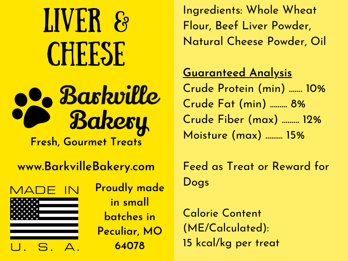 Liver & Cheese Canine Treats (6oz)
