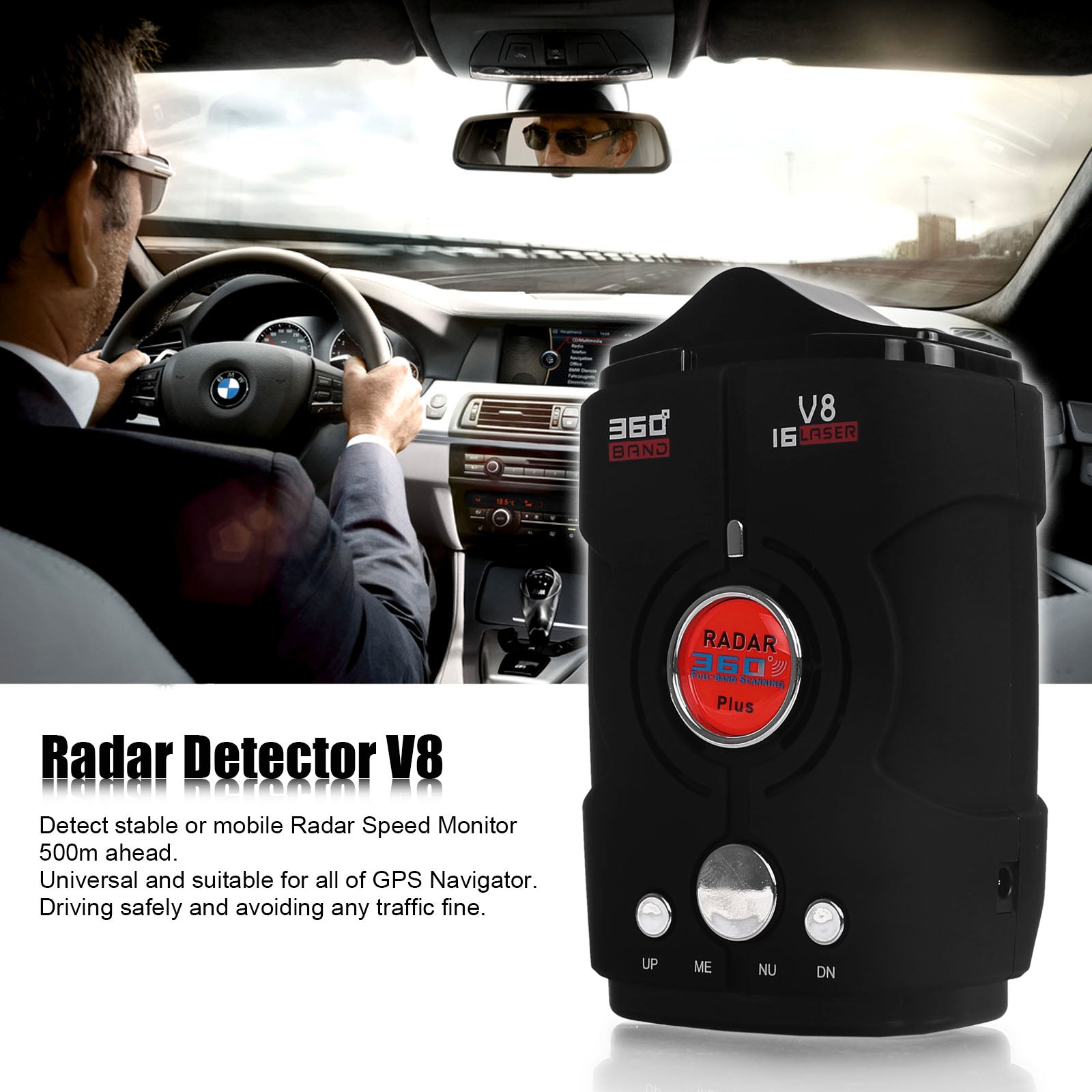 Car Radar Speed Detector (V8)