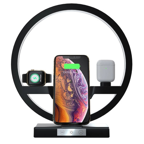 Fast Wireless Charger w/Fast Charging Power Adapter Dock by Angel Wing