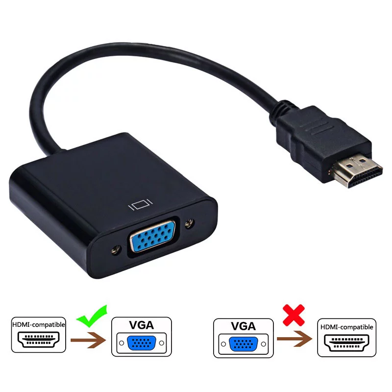 VGA Adapter for Xbox/PS4/PC (1080P HDMI Compatible)